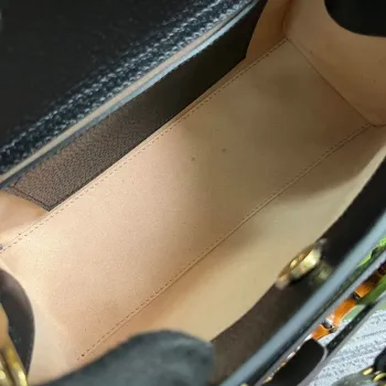 Gucci 735153 Gucci Diana Small Shoulder Bag Black