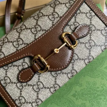 Gucci 699296 Gucci Horsebit 1955 mini bag Brown