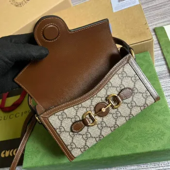 Gucci 699296 Gucci Horsebit 1955 mini bag Brown