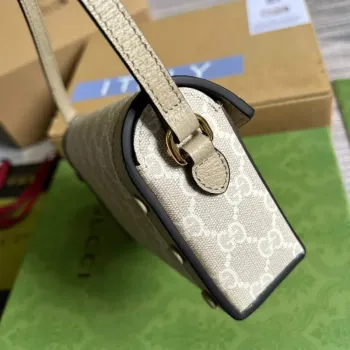 Gucci 699296 Gucci Horsebit 1955 mini bag Oatmeal
