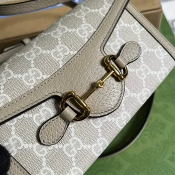 Gucci 699296 Gucci Horsebit 1955 mini bag Oatmeal