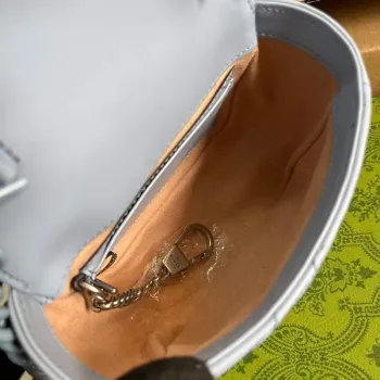 Gucci 739599 GG Marmont Belt Bag Light blue