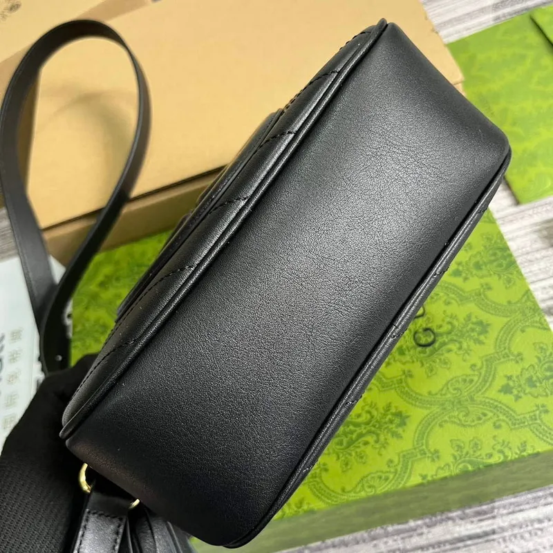 Gucci 742360 Gucci Blondie Small Shoulder Bag Black