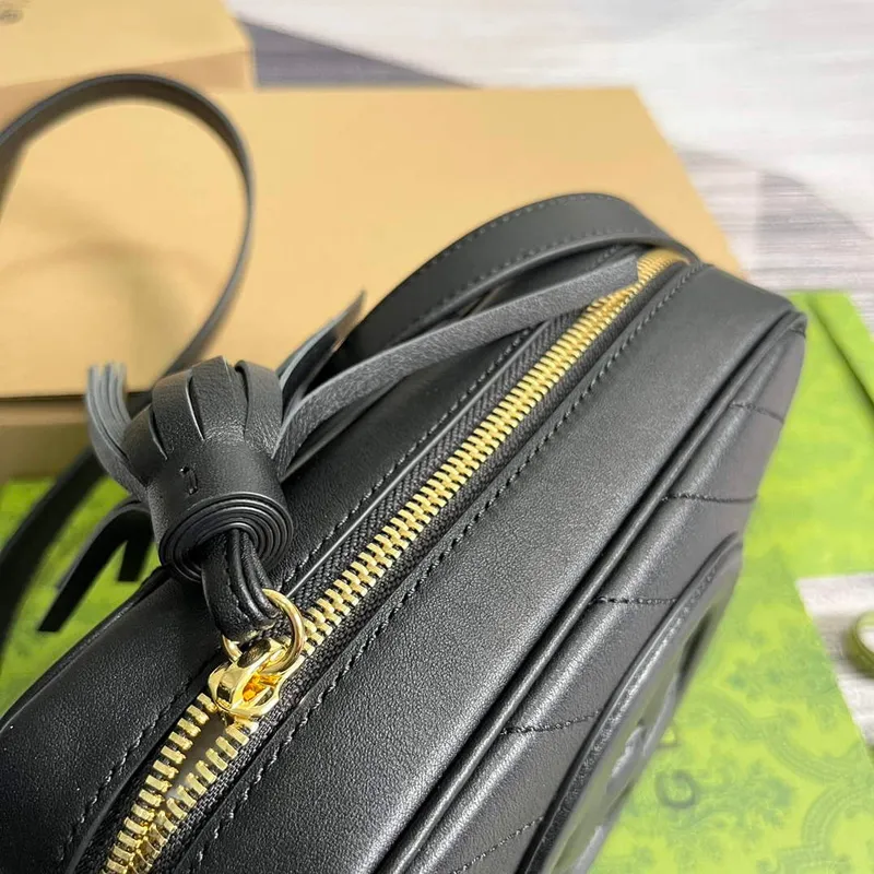 Gucci 742360 Gucci Blondie Small Shoulder Bag Black