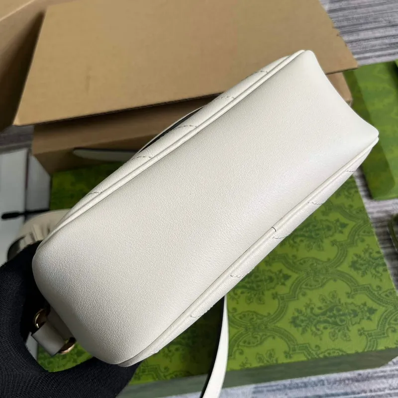 Gucci 742360 Gucci Blondie Small Shoulder Bag White