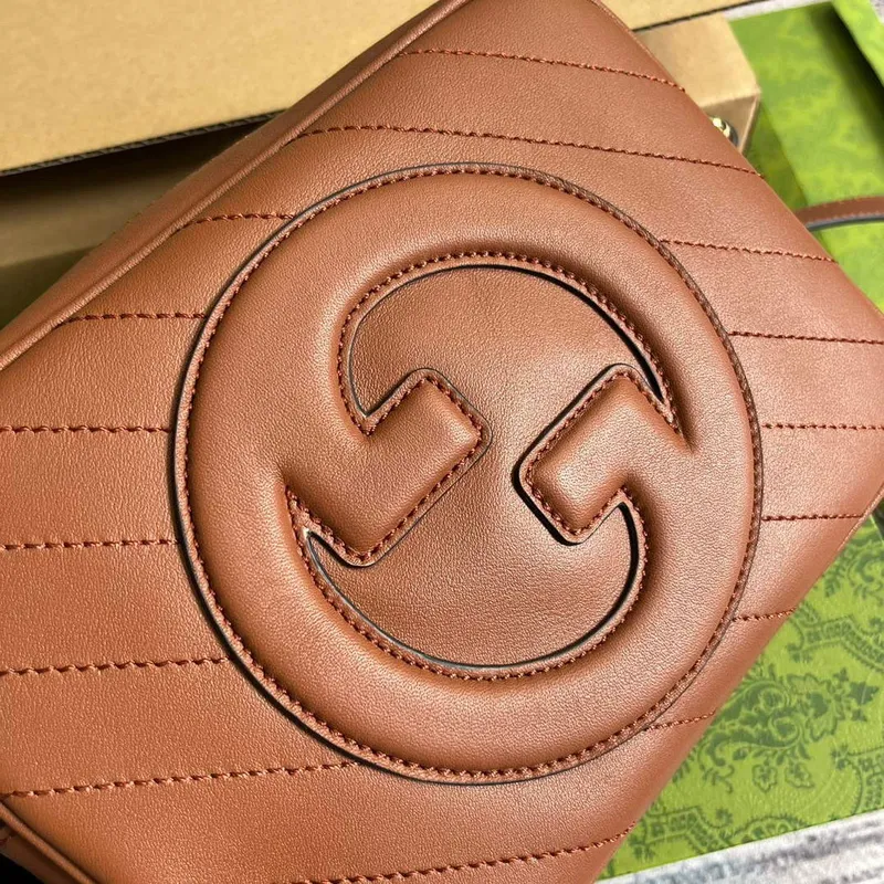 Gucci 742360 Gucci Blondie Small Shoulder Bag Cuir