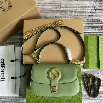 Gucci 735101 Gucci Blondie Top handle Bag Light green
