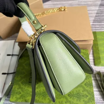 Gucci 735101 Gucci Blondie Top handle Bag Light green