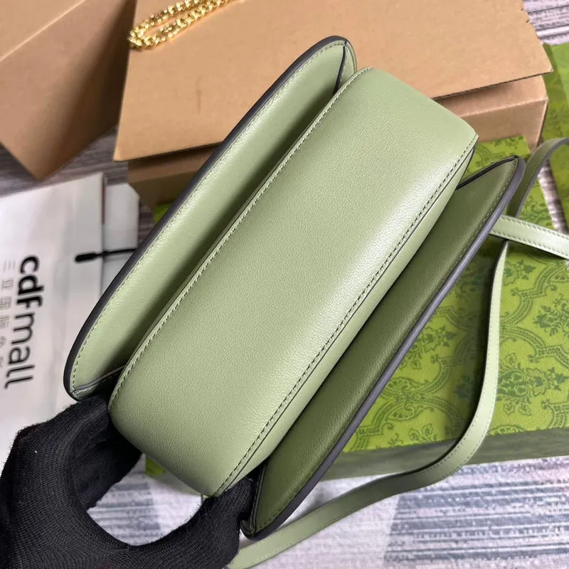 Gucci 735101 Gucci Blondie Top handle Bag Light green