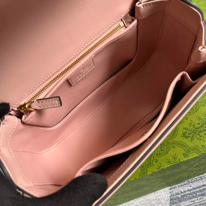 Gucci 735101 Gucci Blondie Top handle Bag Light pink