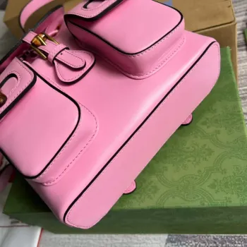 Gucci 702101 Bamboo backpack Pink