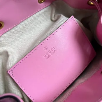 Gucci 702101 Bamboo backpack Pink