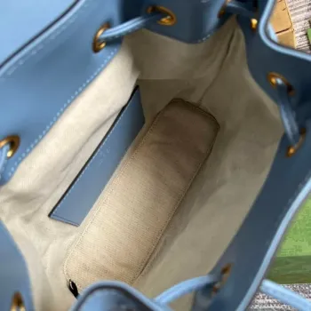 Gucci 702101 Bamboo backpack Blue