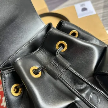 Gucci 702101 Bamboo backpack Black