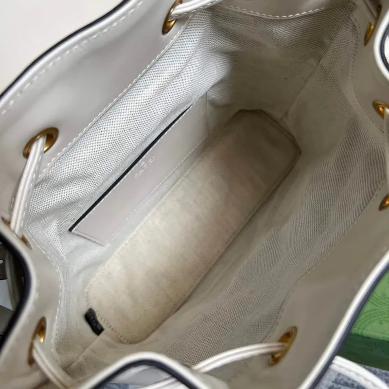 Gucci 702101 Bamboo backpack white