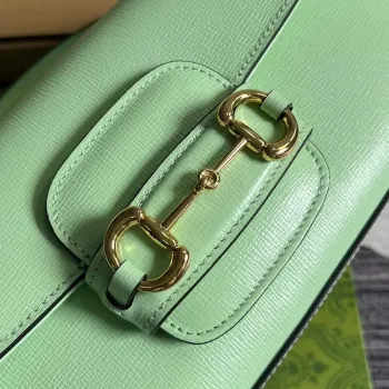 Gucci 735178 Gucci Horsebit 1955 small shoulder bag Green