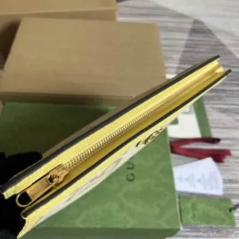 Gucci 625549 Ophidia jumbo GG pouch Banana