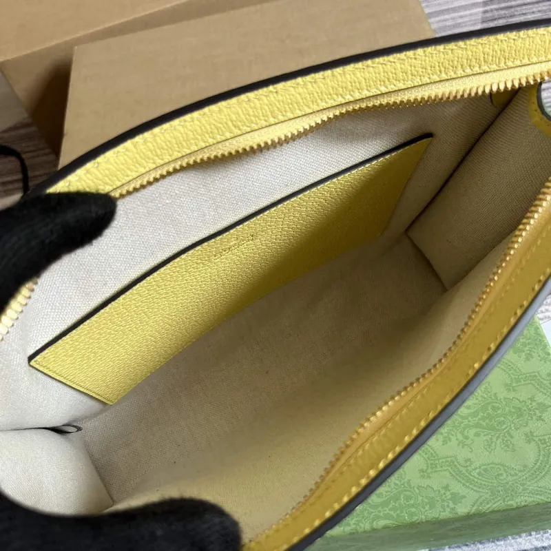 Gucci 625549 Ophidia jumbo GG pouch Banana