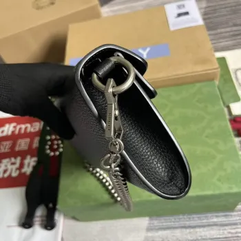 Gucci 731782 Dionysus small shoulder bag Black