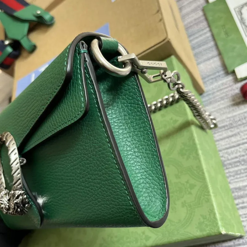 Gucci 731782 Dionysus small shoulder bag Green
