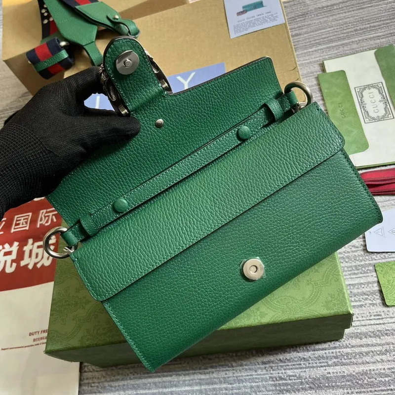 Gucci 731782 Dionysus small shoulder bag Green