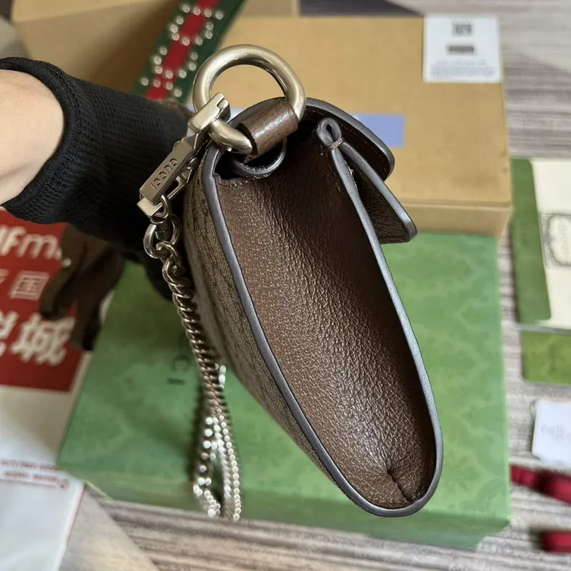 Gucci 731782 Dionysus small shoulder bag Brown