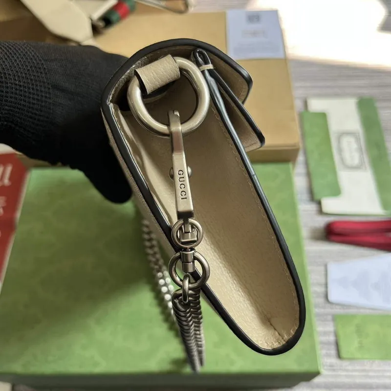 Gucci 731782 Dionysus small shoulder bag Beige