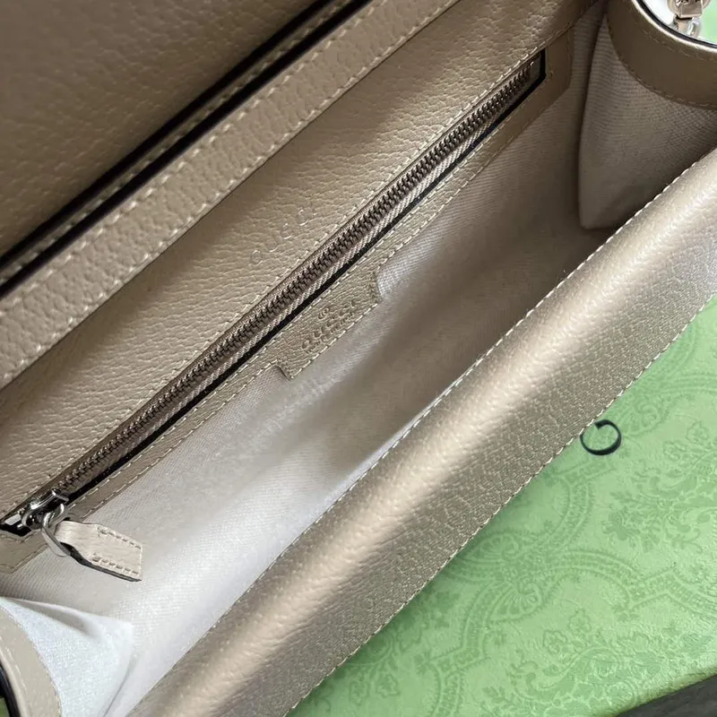 Gucci 731782 Dionysus small shoulder bag Beige