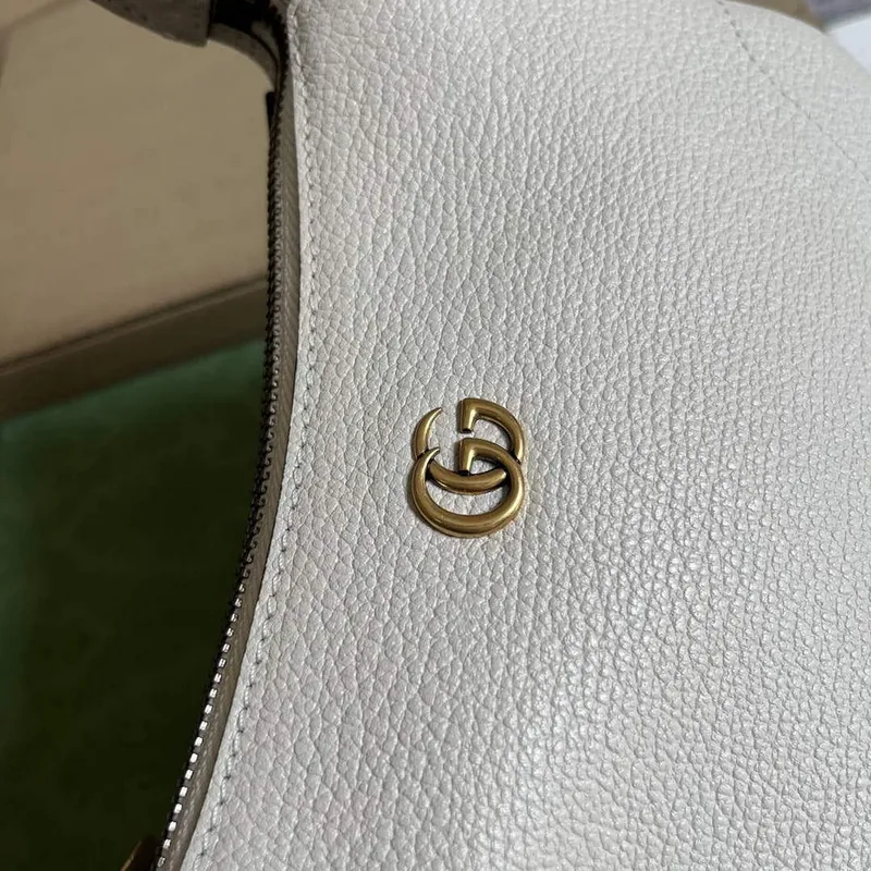 Gucci 739076 Aphrodite shoulder bag with Double G White