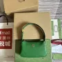 Gucci 739076 Aphrodite shoulder bag with Double G Green