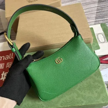Gucci 739076 Aphrodite shoulder bag with Double G Green