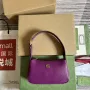 Gucci 739076 Aphrodite shoulder bag with Double G Purple