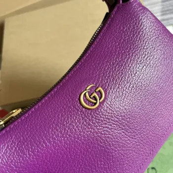 Gucci 739076 Aphrodite shoulder bag with Double G Purple
