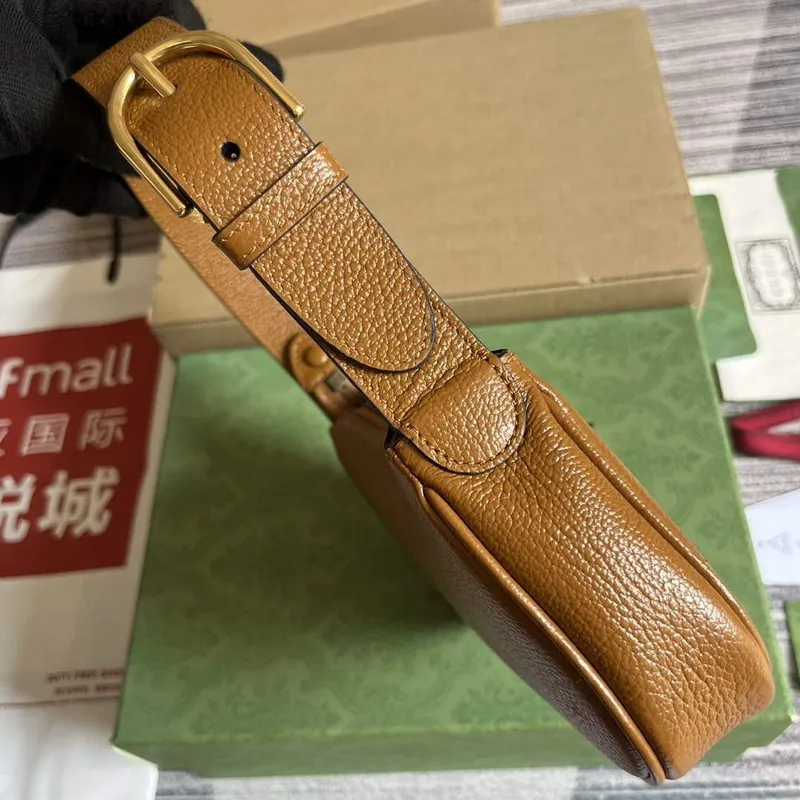 Gucci 739076 Aphrodite shoulder bag with Double G Cuir