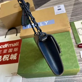 Gucci 724713 Gucci Horsebit 1955 mini bag Blue