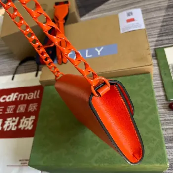 Gucci 724713 Gucci Horsebit 1955 mini bag Orange