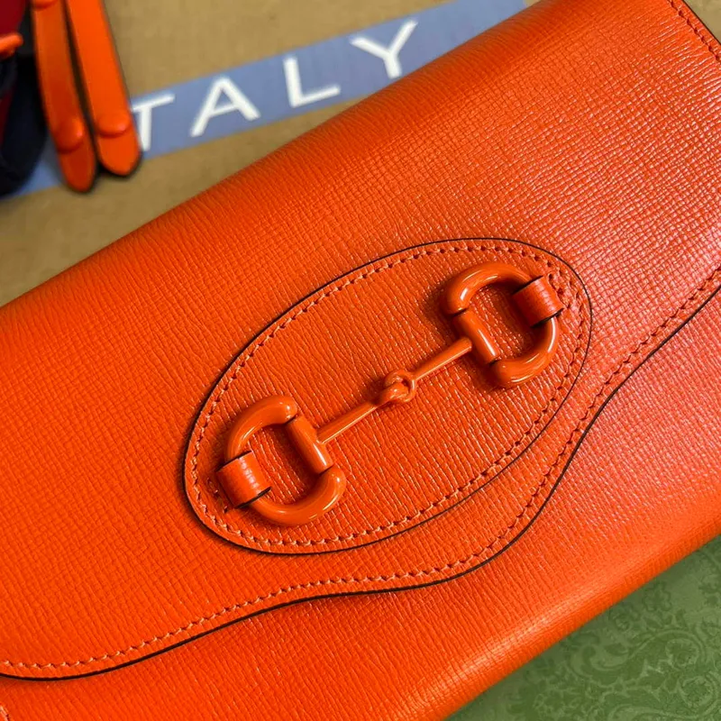 Gucci 724713 Gucci Horsebit 1955 mini bag Orange