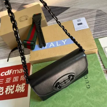 Gucci 724713 Gucci Horsebit 1955 mini bag Black