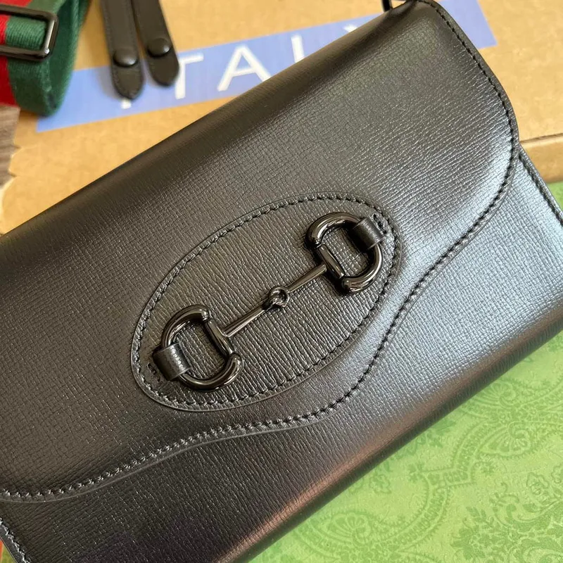 Gucci 724713 Gucci Horsebit 1955 mini bag Black