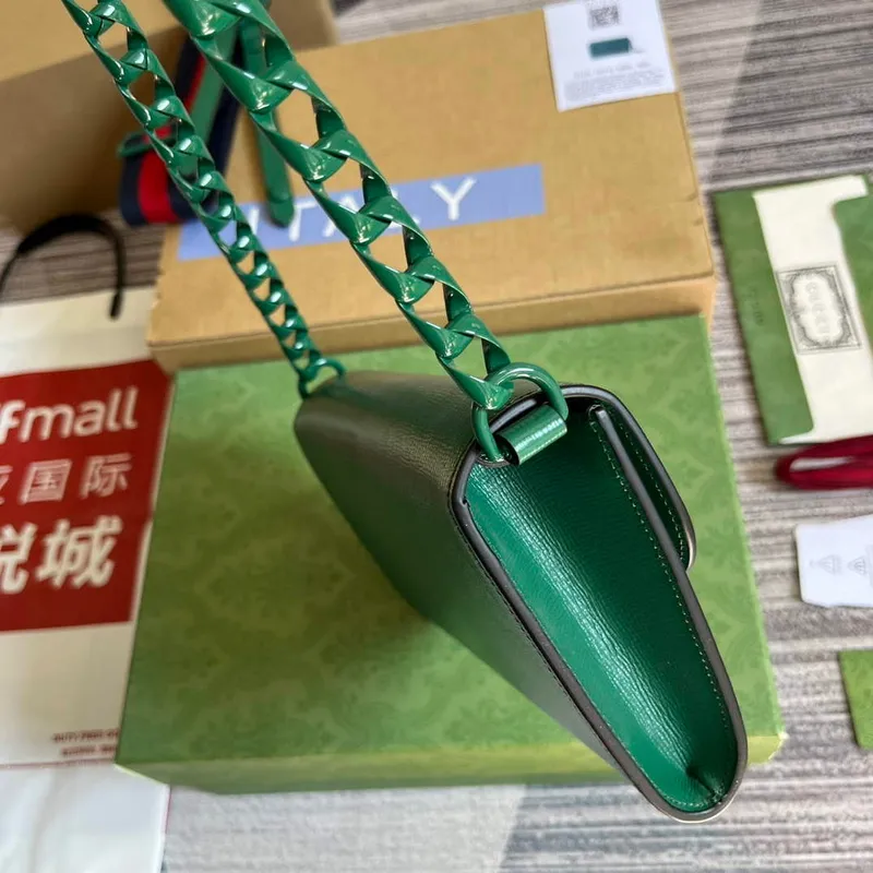 Gucci 724713 Gucci Horsebit 1955 mini bag Green