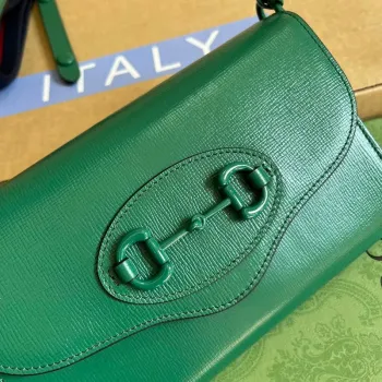 Gucci 724713 Gucci Horsebit 1955 mini bag Green