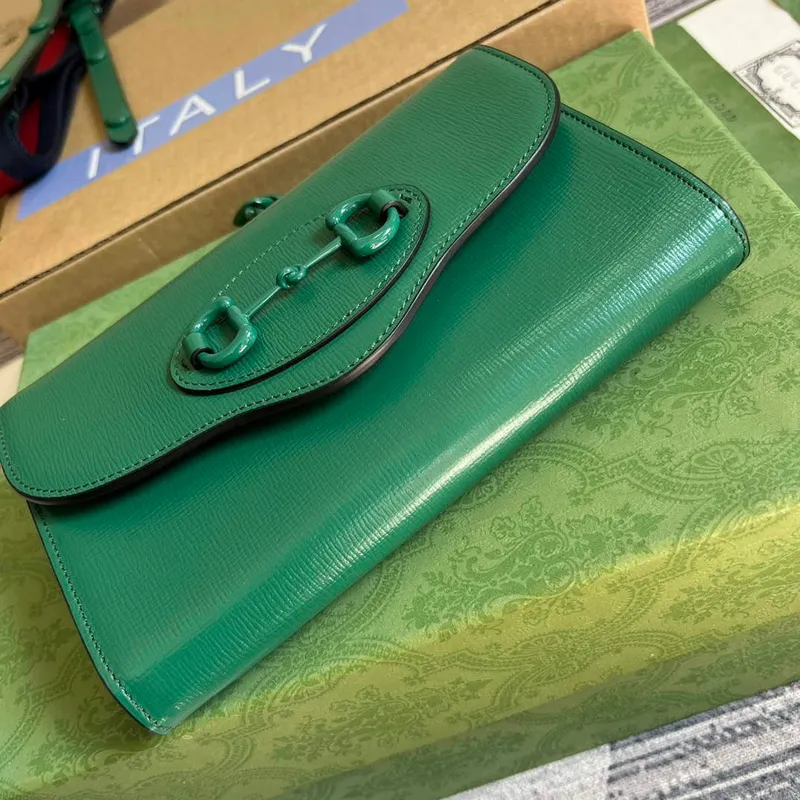 Gucci 724713 Gucci Horsebit 1955 mini bag Green