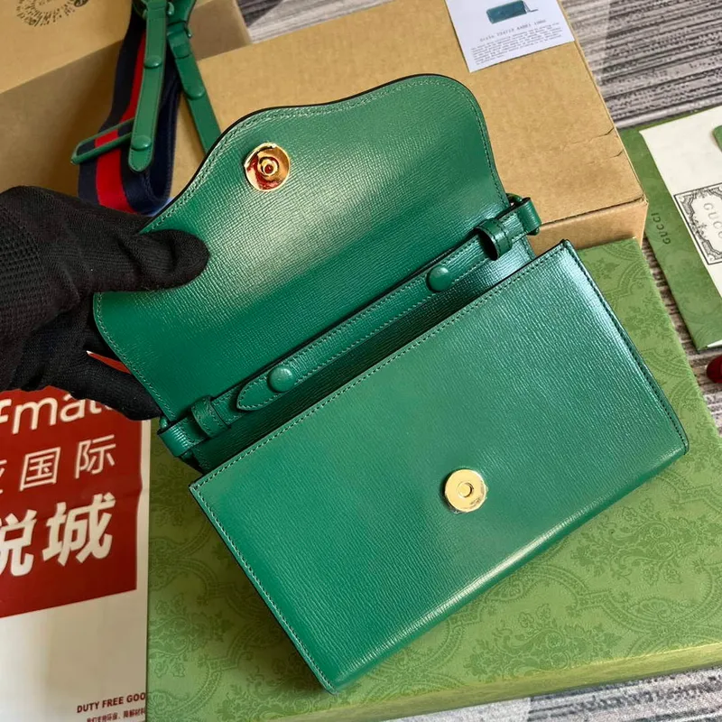 Gucci 724713 Gucci Horsebit 1955 mini bag Green