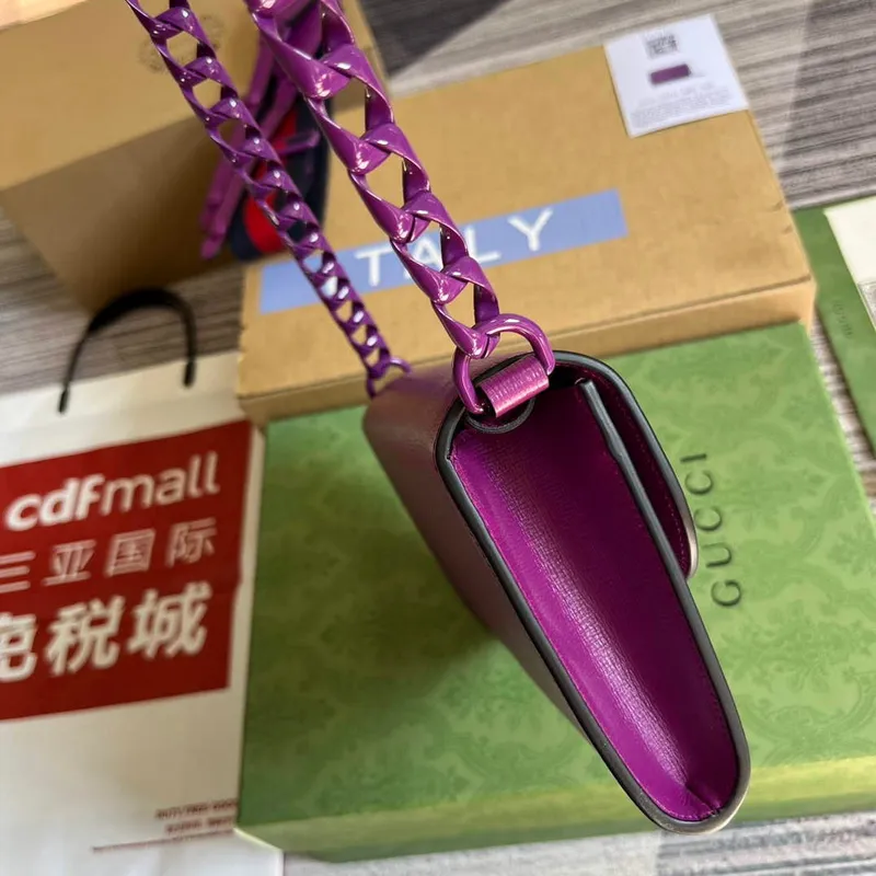 Gucci 724713 Gucci Horsebit 1955 mini bag Purple