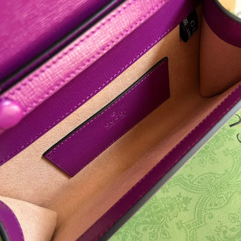 Gucci 724713 Gucci Horsebit 1955 mini bag Purple