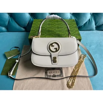 Gucci 735101 Gucci Blondie Top handle Bag White
