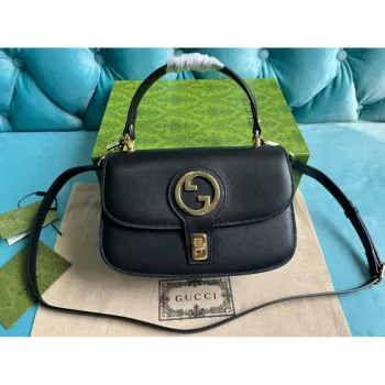 Gucci 735101 Gucci Blondie Top handle Bag Black
