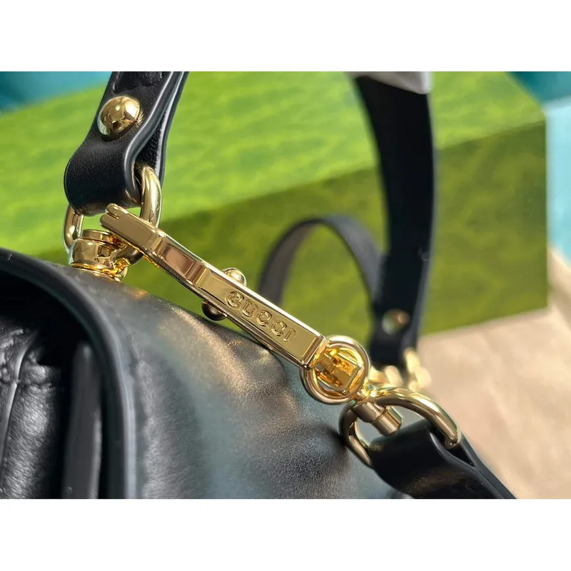 Gucci 735101 Gucci Blondie Top handle Bag Black
