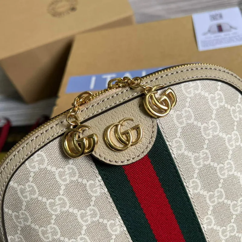 Gucci 499621 Ophidia GG small shoulder bag Oatmeal