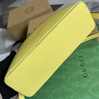Gucci 499621 Ophidia small shoulder bag with Double G yellow